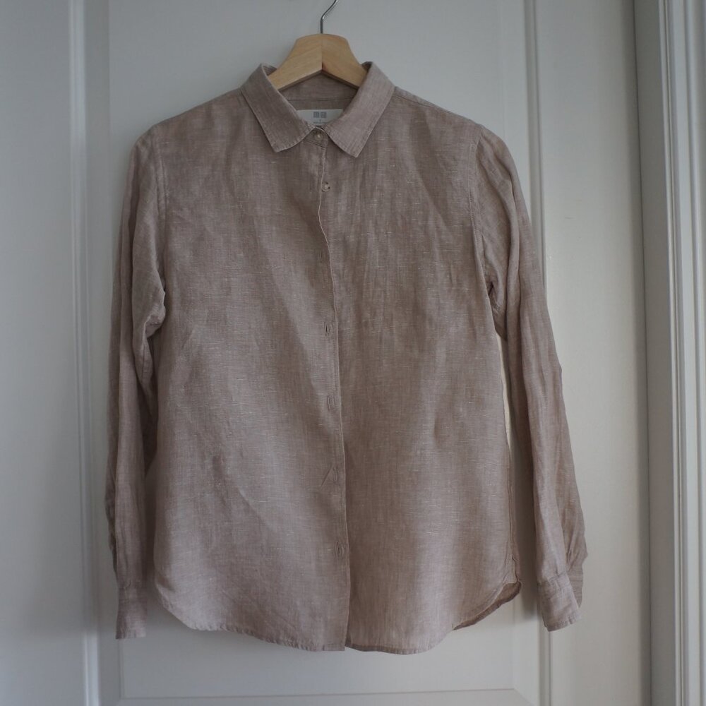 100% linen shirt